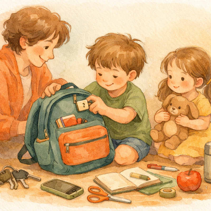 Families managing lost items